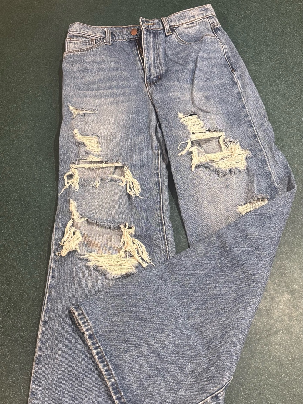 Vibrant Women’s Distressed Jeans.